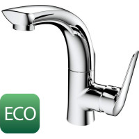 Sapho FLY stojanková umývadlová batéria s otočnou hubicou, ECO kartuše, chróm DF004-01