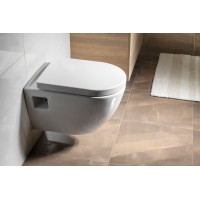 Závesné WC Nera s podomietkovou nádržkou do sadrokartónu a tlačidlom Geberit, biela WC-SADA-16