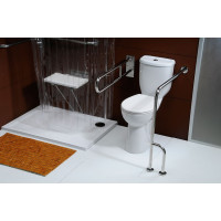 CREAVIT HANDICAP WC kombi zvýšený sedák, spodný odpad, biela BD301.410.00