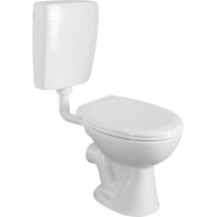CREAVIT WC kombi, dvojtlačítko 4, 5/6l, zadný odpad, biela TP3306