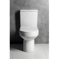 Aqualine VERMET WC kombi misa, spodný/zadný odpad, biela VR038
