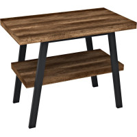 Sapho TWIGA umývadlový stolík 90x72x50 cm, čierna mat/dub tmavý VC442-90-11