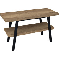 Sapho TWIGA umývadlový stolík 120x72x50 cm, čierna mat/dub Rover VC453-120-4