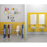 CREAVIT KID WC kombi detské, zadný odpad, dekor CK311.400.0F