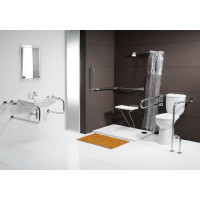 CREAVIT HANDICAP WC kombi zvýšený sedák, spodný odpad, biela BD301.410.00
