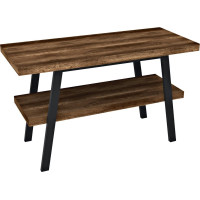 Sapho TWIGA umývadlový stolík 110x72x50 cm, čierna mat/dub tmavý VC453-110-11