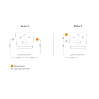 Sapho PURA závesné WC s elektronickým bidetom USPA LUX UB-6635RU-1