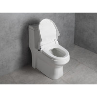 Sapho HUBERT WC kombi, zadný/spodný odpad s elektronickým bidetom USPA LUX UB-6635RU-2