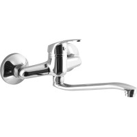 Aqualine AQUALINE 35 nástenná batéria, ramienko ploché zvýšené, chróm 52145