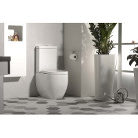 Kerasan FLO WC kombi, spodný/zadný odpad, biela WCSET11-FLO