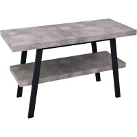 Sapho TWIGA umývadlový stolík 120x72x50 cm, čierna mat/cement VC453-120-7
