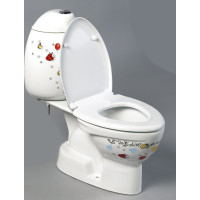CREAVIT KID WC kombi detské, spodný odpad, dekor CK301.400.0F