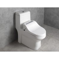 Sapho HUBERT WC kombi, zadný/spodný odpad s elektronickým bidetom USPA LUX UB-6635RU-2