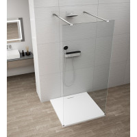 Polysan ESCA CHROME jednodielna sprchová zástena do priestoru, číre sklo, 1200 mm ES1012-05