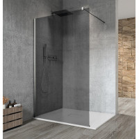 Gelco VARIO CHROME jednodielna sprchová zástena na inštaláciu k stene, dymové sklo, 900 mm GX1390GX1010