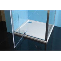 Polysan EASY obdĺžnik/štvorec sprchovací kút pivot dvere 800-900x800mm L/P variant EL1615EL3215