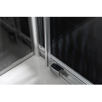 Polysan LUCIS LINE trojstenný sprchovací kút 1100x800x800mm L/P variant DL1115DL3315DL3315