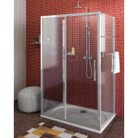 Polysan LUCIS LINE trojstenný sprchovací kút 1300x700x700mm L/P variant DL1315DL3215DL3215