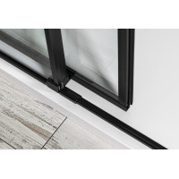 Polysan ALTIS BLACK obdĺžnikový sprchovací kút 1300x800 mm, L/P variant AL4012BAL5912B