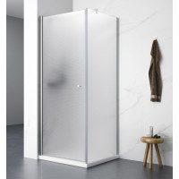 Aqualine PILOT štvorcový sprchovací kút 900x900 mm, Brick sklo PT090-01