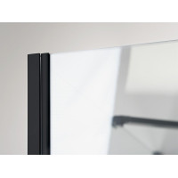 Polysan ZOOM BLACK obdĺžnikový sprchovací kút 1200x800mm L/P variant ZL1312BZL3280B