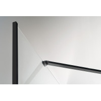 Polysan ZOOM BLACK obdĺžnikový sprchovací kút 1100x800mm L/P variant ZL1311BZL3280B
