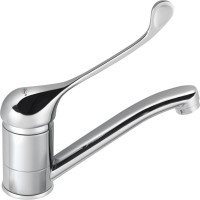 Bruckner HOFFER stojanková umývadlová batéria, otočné ramienko, lekárska páka, chróm 424.004.1