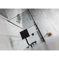Polysan ALTIS BLACK obdĺžnikový sprchovací kút 1100x900 mm, Ľ/P variant AL3912BAL6012B