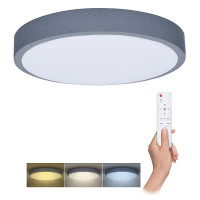 Solight LED osvetlenie s diaľkovým ovládačom Grey, 60W, 4200lm, 49cm, zmena chromatičnosti, stmievateľné