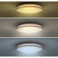 Solight LED osvetlenie s diaľkovým ovládačom Woody, 60W, 4200lm, 50cm, zmena chromatickosti, stmievateľné
