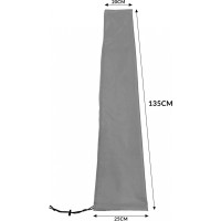 Ochranný obal na záhradný slnečník FLINT 20/25x135 cm - šedý