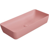 GSI NUBES keramické umývadlo na dosku 80x40cm, blush mat 904024
