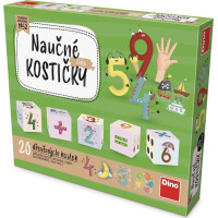 Dino Drevené kocky Čísla 20 ks