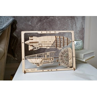 Ugears 2.5D drevené mechanické puzzle vzducholoď Zeppelin