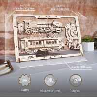 Ugears 2.5D drevené mechanické puzzle Steam Express