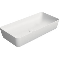 GSI NUBES keramické umývadlo na dosku 80x40cm, biela mat 904009