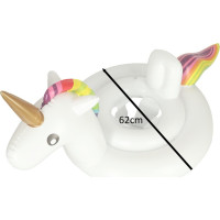KIK Nafukovací kruh pre najmenších Jednorožec 62 cm