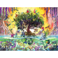 RAVENSBURGER Puzzle Jednorožec z jazera a jeho priatelia 1500 dielikov