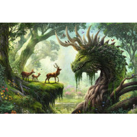 RAVENSBURGER Puzzle Lesný drak sa prebúdza 3000 dielikov