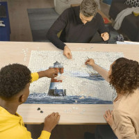 RAVENSBURGER Puzzle Romantický maják 2000 dielikov