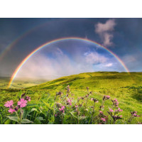 RAVENSBURGER Puzzle Úchvatná dúha 1500 dielikov