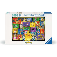 RAVENSBURGER Puzzle Žiariace Pokémoni 2000 dielikov