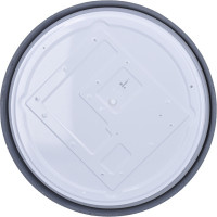 Solight LED osvetlenie s diaľkovým ovládačom Grey, 48W, 3360lm, 38cm, zmena chromatickosti, stmievateľné