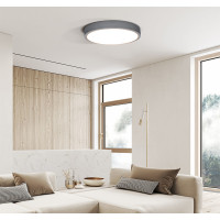 Solight LED osvetlenie s diaľkovým ovládačom Grey, 48W, 3360lm, 38cm, zmena chromatickosti, stmievateľné