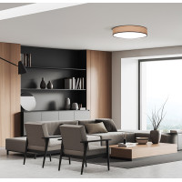 Solight LED osvetlenie s diaľkovým ovládačom Brownie, 48W, 3360lm, 40cm, zmena chromatickosti, stmievateľné