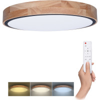 Solight LED osvetlenie s diaľkovým ovládačom Iron Oak, 60W, 4200lm, 51cm, zmena chromatickosti, stmievateľné