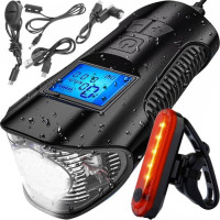 LED svetlo na bicykel s počítadlom