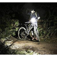 LED svetlo na bicykel s počítadlom
