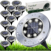 Záhradné solárne lampy Gardlov - 12 kusov