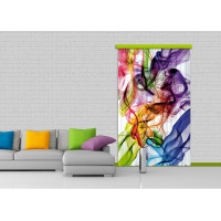 Dizajnový záves farebný dym 140x245 cm